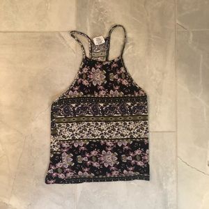 floral halter top